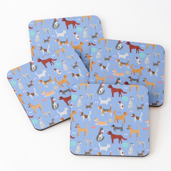 Item preview, Blue Background Doggies Collection designed and sold by bataljart.