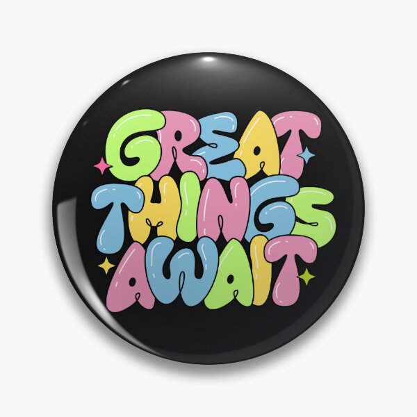 Item preview, Great Things Await designed and sold by MoodlyDoodly.