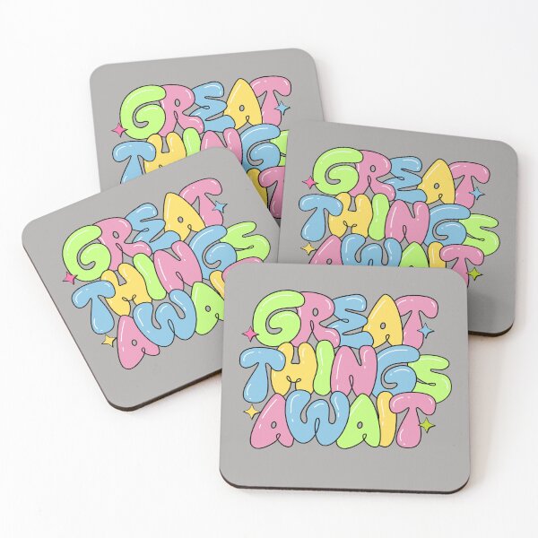 Item preview, Great Things Await designed and sold by MoodlyDoodly.