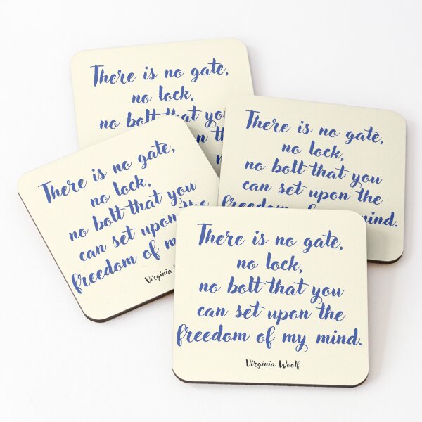 Item preview, There is no gate. . . Virginia Woolf Quotation designed and sold by CharlottePlaceArt.