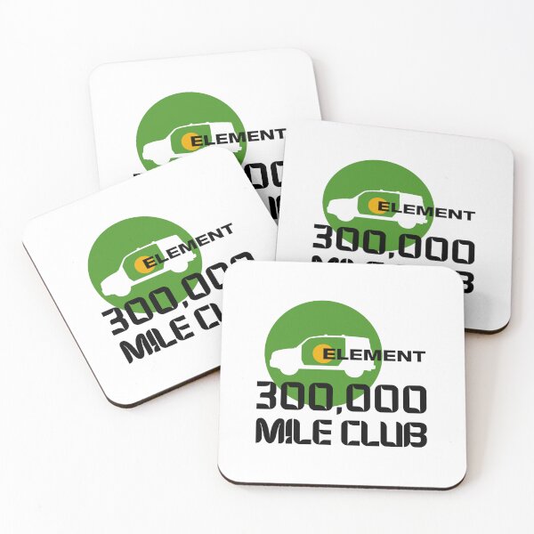 Item preview, Honda Element 300K Mile Club designed and sold by LyndaNoel Design.