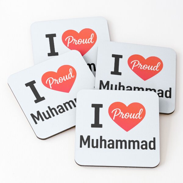 Item preview, I Love Muhammad Proud T-Shirt | Islamic Calligraphy Heart Design | Muslim Faith Clothing | Proud Muslim Graphic Tee | Spiritual Islamic Gift designed and sold by KDesignCrafts.