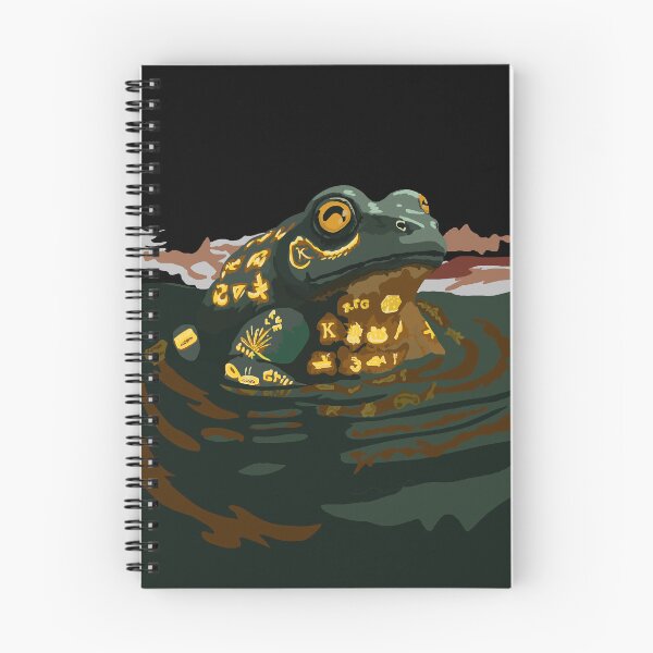 Item preview, Runic Frog in Reflective Dark Pool designed and sold by KlakkDrawsStuff.