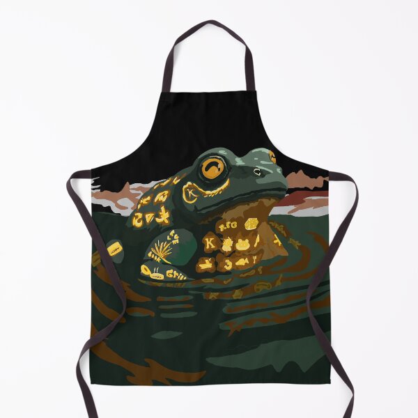 Item preview, Runic Frog in Reflective Dark Pool designed and sold by KlakkDrawsStuff.