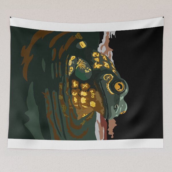 Item preview, Runic Frog in Reflective Dark Pool designed and sold by KlakkDrawsStuff.