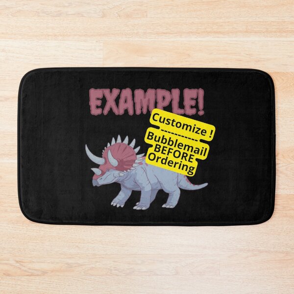 Item preview, Your Image or Dino Dinosaur Triceratops Cretaceous  | Customized designed and sold by H3designs.