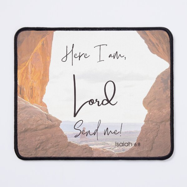 Item preview, Here I am Lord, Send Me Isaiah 6:8 designed and sold by Not A Typical  Teacher.