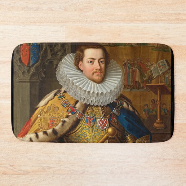 Item preview, Portrait of a European royal  King or Emperor in ornate armor and large Rufff collar designed and sold by Vintage Designs +.