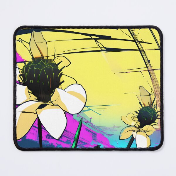 Item preview, Yellow and Pink Floral Abstract Design designed and sold by Jessielee72.