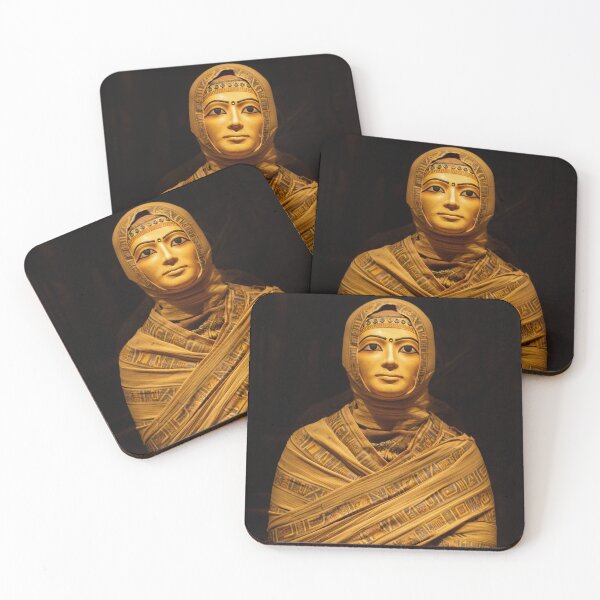 Item preview, Egyptian Mummy vintage atmoospheric historical image capturing the mysterious nature of the Pharaohs designed and sold by Vintage Designs +.