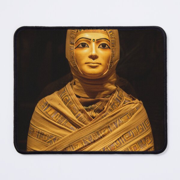 Item preview, Egyptian Mummy vintage atmoospheric historical image capturing the mysterious nature of the Pharaohs designed and sold by Vintage Designs +.