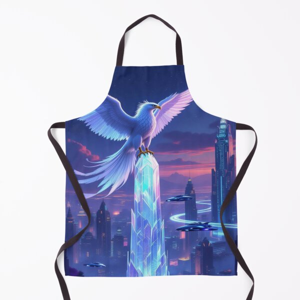 Item preview, Skyborn Vision – Where wings of light glide over crystal towers and the future whispers softly designed and sold by FotoworldEdel.