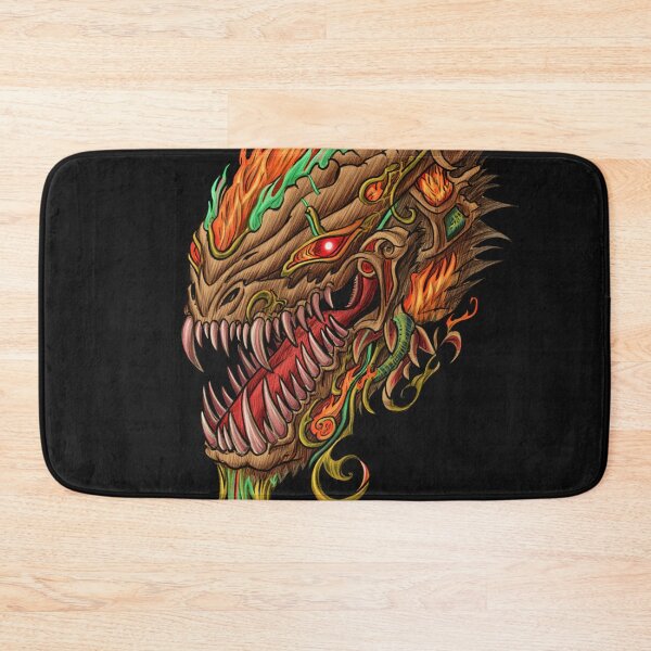 Item preview, Cool retro horror Heavy Metal monster flaming evil creature design artwork illustration designed and sold by Vintage Designs +.