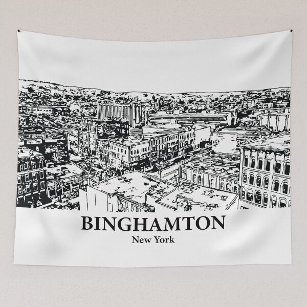 Item preview, Binghamton - New York designed and sold by Lakeric Cityscapes.