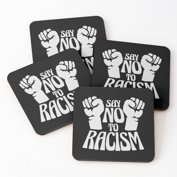 Item preview, Say No To Racism Human Rights Against Ethnic Hatred designed and sold by shirt-o-mat.