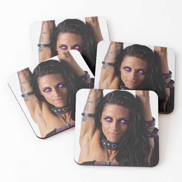 Item preview, Purple Eyed magical sorceress studio photo sexy fantasy art designed and sold by Vintage Designs +.