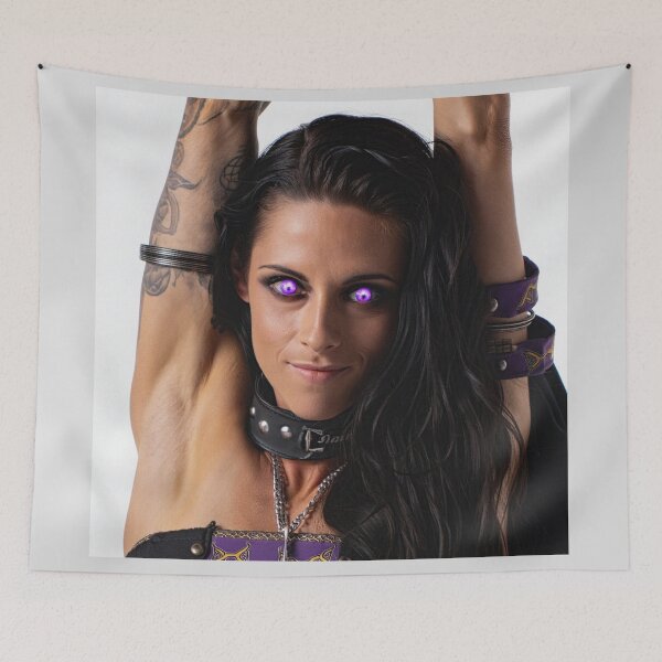 Item preview, Purple Eyed magical sorceress studio photo sexy fantasy art designed and sold by Vintage Designs +.