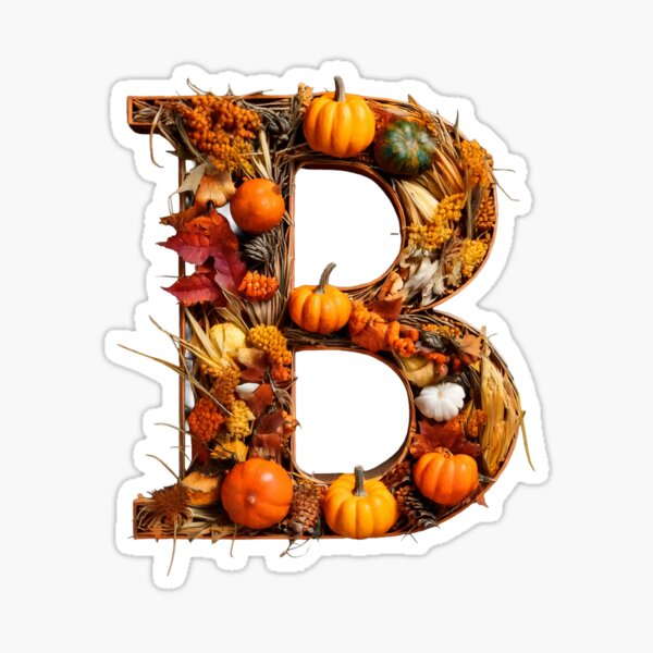 Aperçu de l'œuvre Alphabet d'Halloween : Le B créée et vendue par Ginger Art.