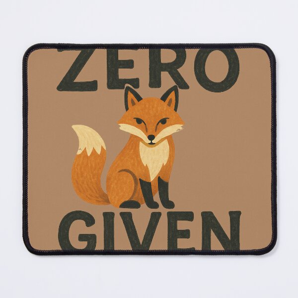 Item preview, Zero Fox Given designed and sold by FrictionMaxxing.