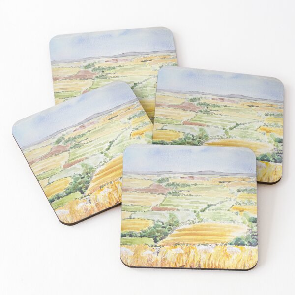Item preview, England Countryside watercolour painting  designed and sold by ColorandColor.