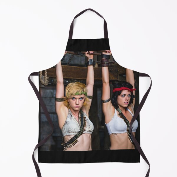 Item preview, Two captive fantasy post apocalyptic warrior women art photo designed and sold by Vintage Designs +.