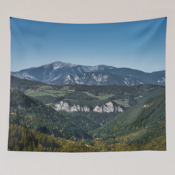 Item preview, Panoramic View of Schneeberg Mountain and Semmering Railway Viaduct, Austria designed and sold by RastislavS.