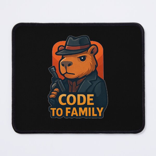Item preview, Code To Family - Capibara designed and sold by okiiskandarart.