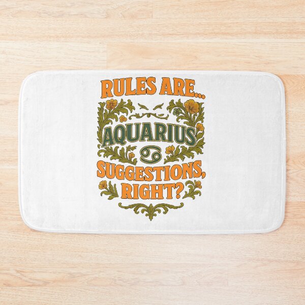 Item preview, Aquarius "Rules are… Suggestions, Right?" Art Nouveau T-Shirt | Rebellious Zodiac Humor designed and sold by MySpiritTravels.