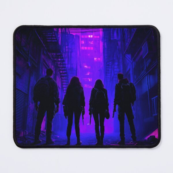 Item preview, Neon Alleyway Group Confrontation designed and sold by davidonstudio.