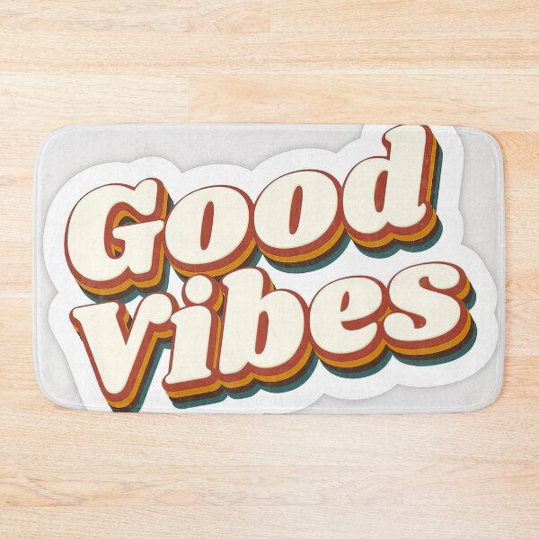 Item preview, Retro Style Good Vibes Text designed and sold by Junovirex.