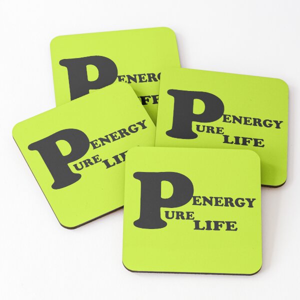 Item preview, Pure Energy, Pure Life – Positive Vibes Quote Design designed and sold by ArtNestVerse.