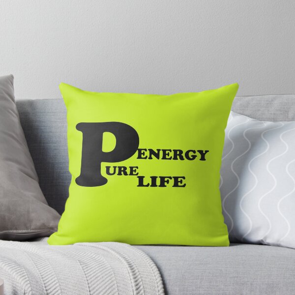 Item preview, Pure Energy, Pure Life – Positive Vibes Quote Design designed and sold by ArtNestVerse.