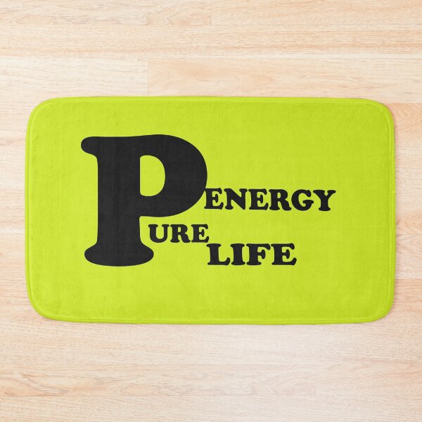 Item preview, Pure Energy, Pure Life – Positive Vibes Quote Design designed and sold by ArtNestVerse.