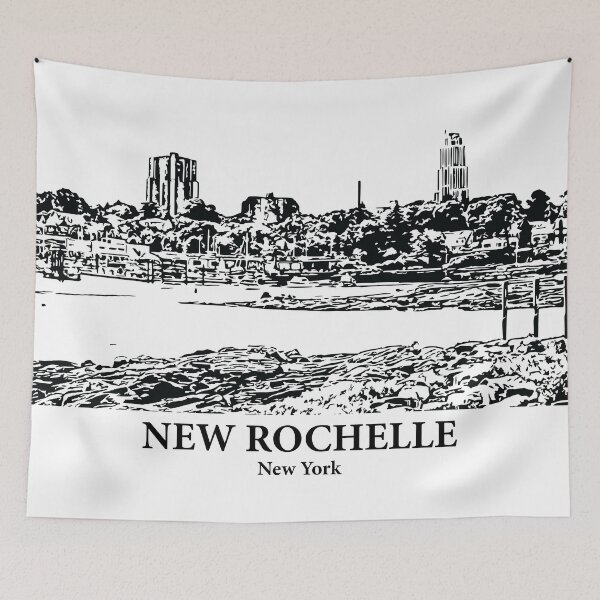 Item preview, New Rochelle - New York designed and sold by Lakeric Cityscapes.
