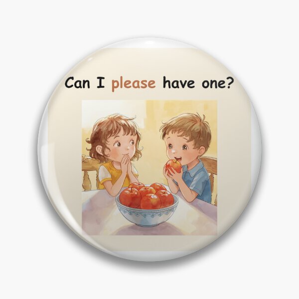 Item preview, Kids manners stickers on using please designed and sold by CoolBuddyCool.