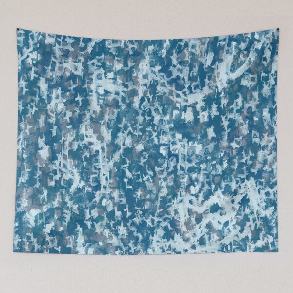 Item preview, Blue Aesthetic Abstract Pattern 001 designed and sold by BleuAbstracts.