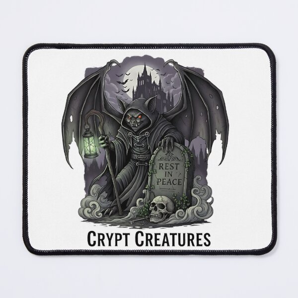 Item preview, Gothic Crypt Keeper Bat with Skull Key | Vampire Horror designed and sold by The-Daily-Drape.