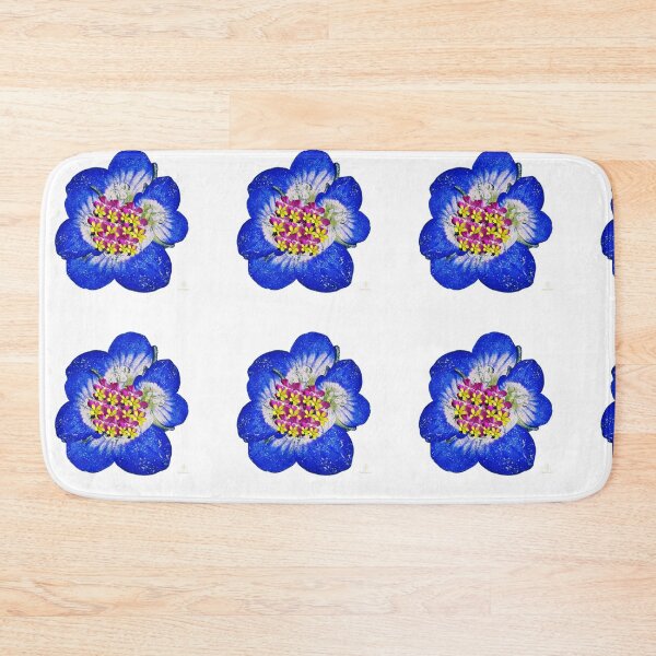 Item preview, Tiny blue micro Flower-transparent  Minimal floral desing /orginal photo desing  designed and sold by Raindreamart.