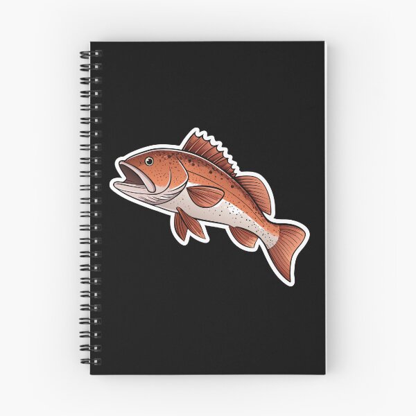 Item preview, Stylized Redfish  – Clean Graphic Fishing Illustration designed and sold by VividOrganica.