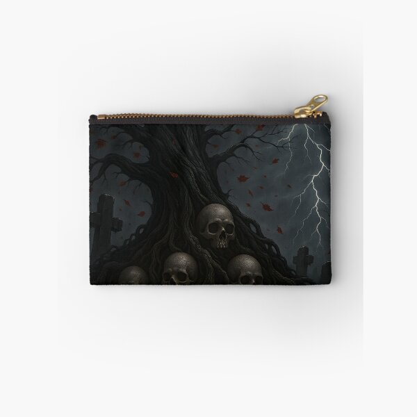Item preview, Gothic Skull Tree with Lightning designed and sold by Nguyenhaithanh.