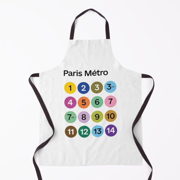 Item preview, Paris Metro Map Minimalist designed and sold by DoodlifyDesign.
