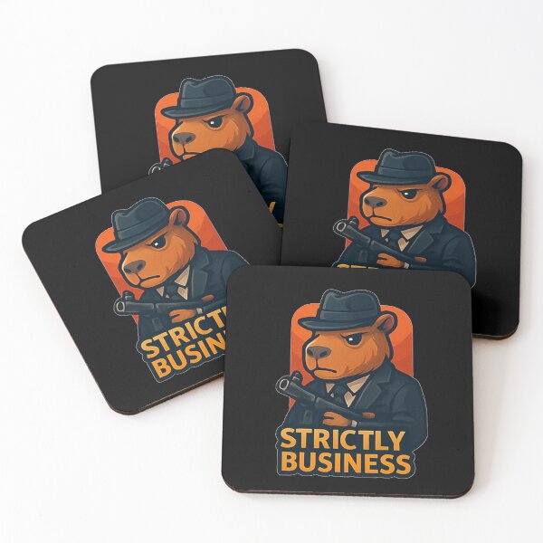 Item preview, Strictly Business - Capibara designed and sold by okiiskandarart.