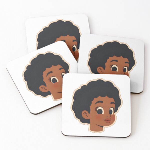Item preview, Kawaii Vintage Black Woman Sticker – Timeless Elegance Aesthetic Retro Art designed and sold by OsasChild.