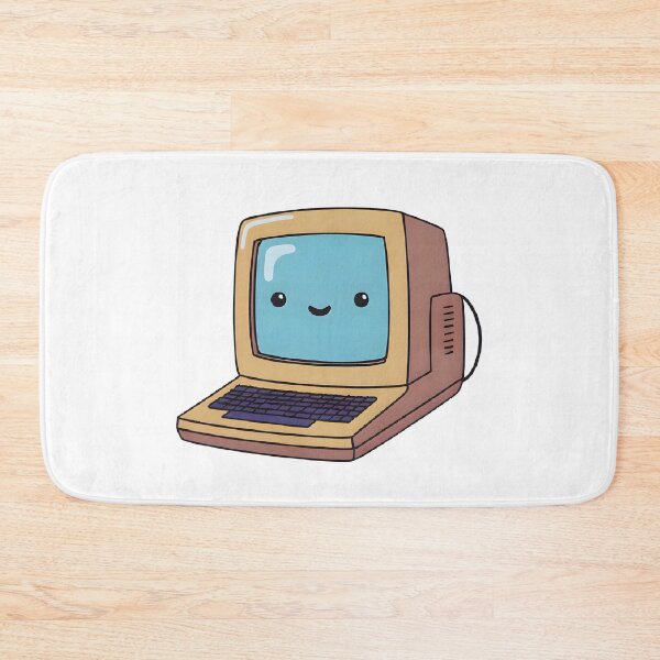 Item preview, Vintage Kawaii Computer Sticker – Retro Smiley Face Tech Aesthetic designed and sold by OsasChild.