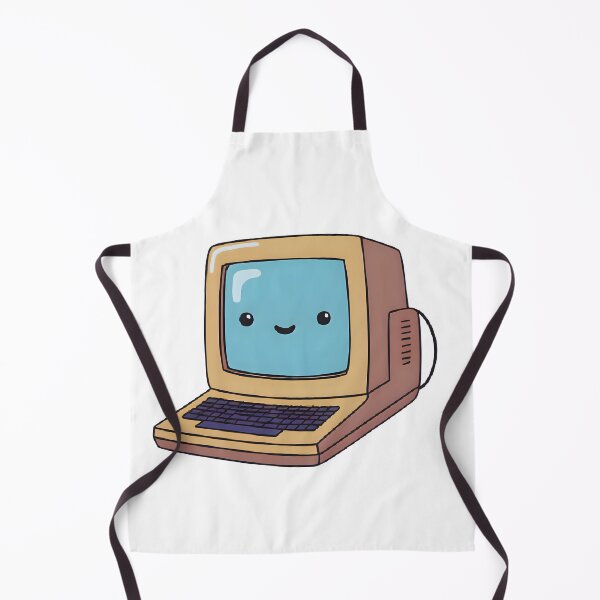 Item preview, Vintage Kawaii Computer Sticker – Retro Smiley Face Tech Aesthetic designed and sold by OsasChild.