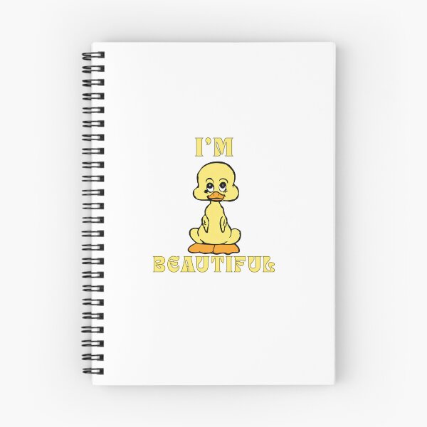 Item preview, I’m Beautiful – Cute Duck Cartoon Design designed and sold by Ziashops.