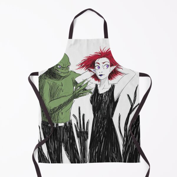 Item preview, The creature from the black lagoon and his bride illustration designed and sold by Vintage Designs +.