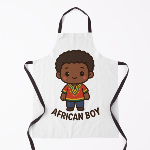 Item preview, Kawaii African Boy Cute Cartoon Sticker designed and sold by OsasChild.