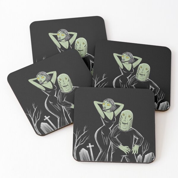 Item preview, The creature from the black lagoon and his bride illustration designed and sold by Vintage Designs +.