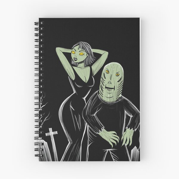 Item preview, The creature from the black lagoon and his bride illustration designed and sold by Vintage Designs +.